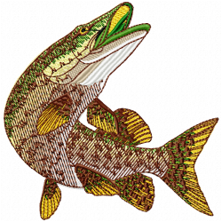 Fishes Embroidery Design 11 Fishes Embroidery Design 11